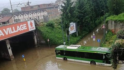 У Мілані сильні зливи призвели до підтоплень міста