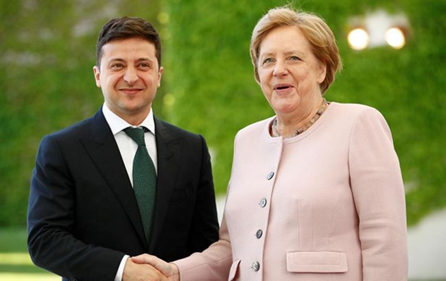 Донбасс и нормандский формат: детали разговора Меркель и Зеленского