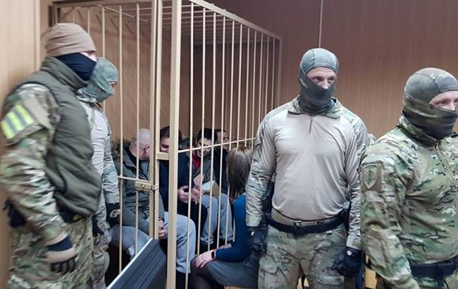 Суд РФ перенес заседание по четырем украинским морякам