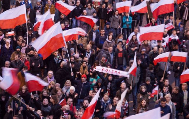 В Польше прошли акции против нападений на украинцев