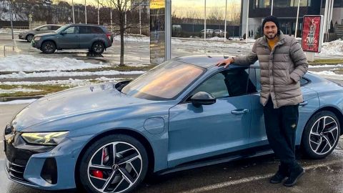 Воротар збірної України та київського "Динамо" Георгій Бущан купив найшвидший електричний Audi