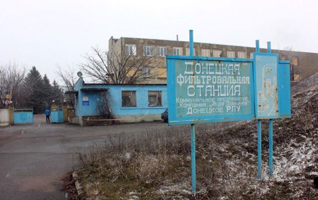 Боевики обстреляли район Донецкой фильтровальной станции