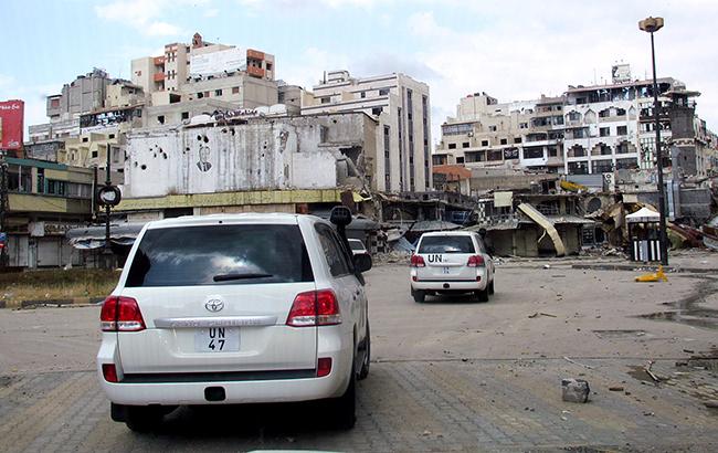В районе химической атаки в Сирии зафиксирован автомобиль ООН, - Reuters