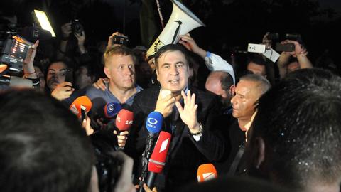 як Саакашвілі прорвався в Україну