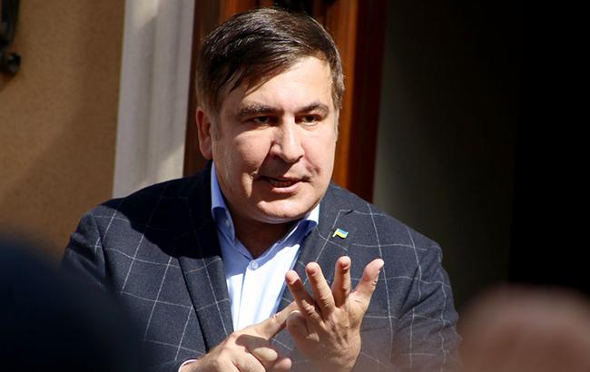 Во время выступления Саакашвили в Черновцах правопорядок охраняли 45 полицейских