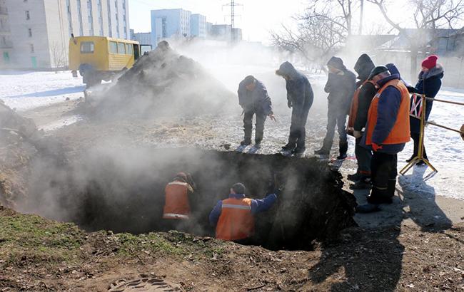 В Харькове возобновили теплоснабжение после очередного прорыва теплотрассы