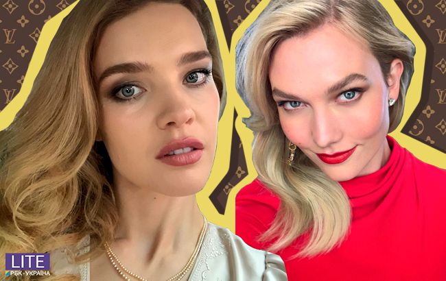 Битва образов: супермодели Наталья Водянова и Карли Клосс в рубашке Louis Vuitton