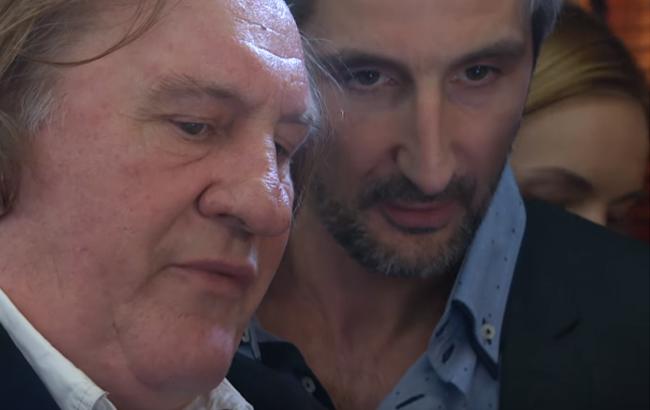 Депардье выпил украденное у Украины вино