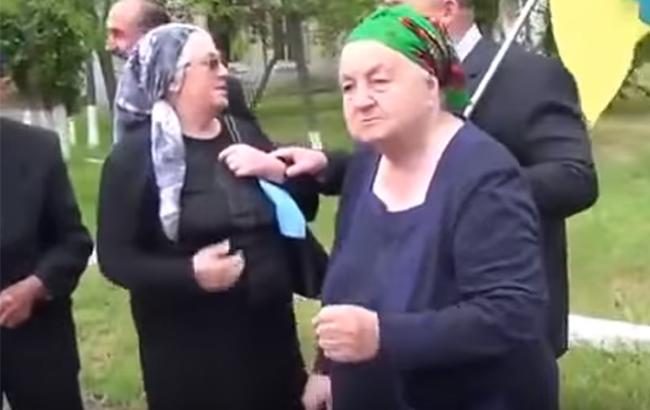 Крымская татарка умоляла украинских военных не сдавать Крым русиш-швайнеру