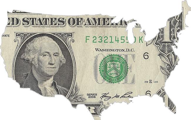 Курс доллара на межбанке 3 августа понизился до 25,89 гривен
