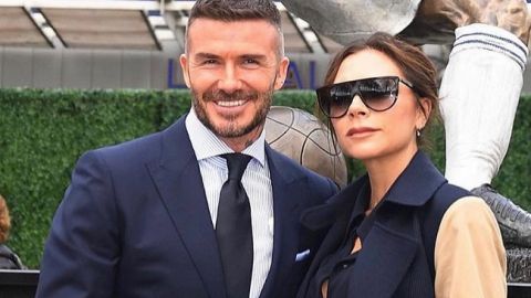 Черным по белому: Виктория и Дэвид Бэкхем на благотворительном вечере Кейт Миддлтон (фото)