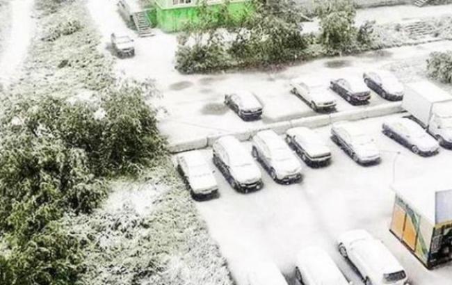 Воркуту накрыл снегопад