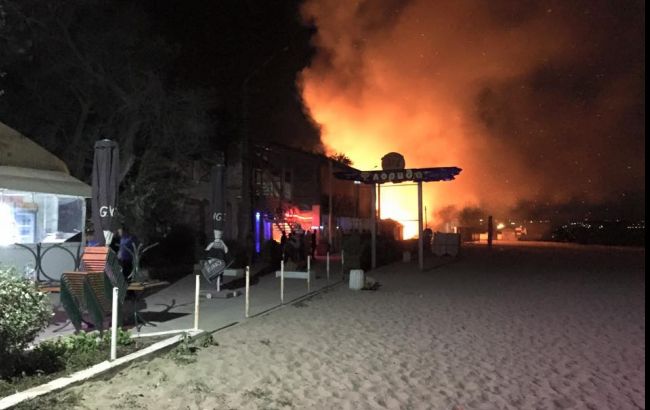 Пожар в баре Одессы: милиция сообщила о поджоге
