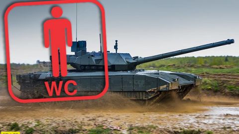 В российских танках появились туалеты: сеть заливается смехом