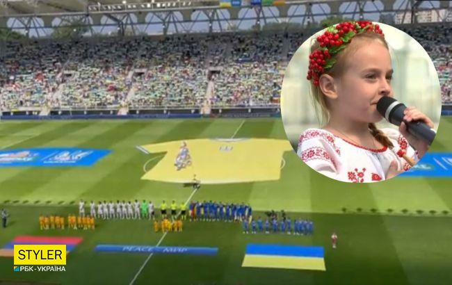 Маленька українка виконала гімн перед матчем Ліги націй: зворушливе відео