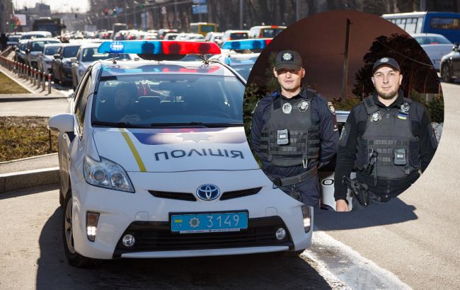 У Львові патрульні у час пік допомогли батькам доправити маленького хлопчика до лікарні (фото)