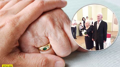 Зворушливо та мило: сумчани прийшли до РАГСу після 60 років подружнього життя