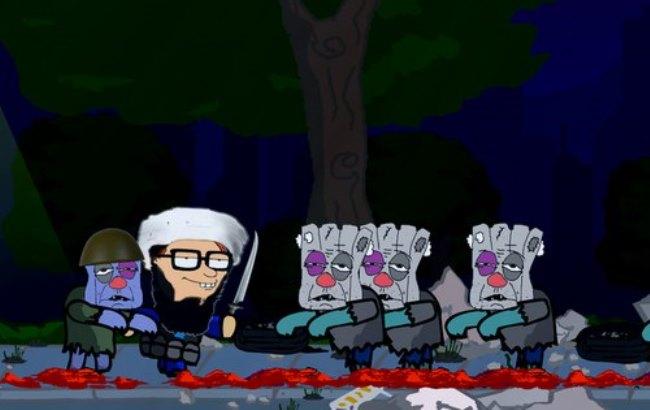 Яценюк стал персонажем компьютерной игры "Каратель ваты"