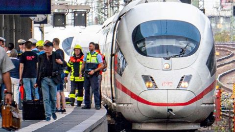 Во Франкфурте мужчина толкнул женщину с ребенком под поезд