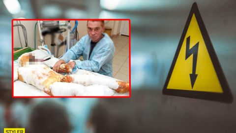 В глазах боль: чудом выжившего маленького украинца бросили родители