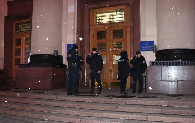 Полиция открыла уголовное производство из-за акции под Харьковской ОГА