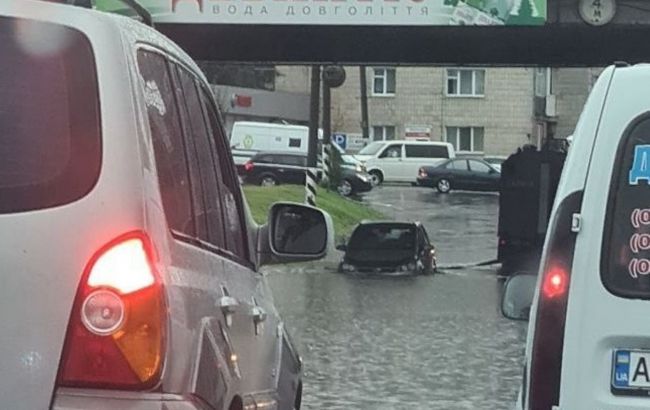 Ивано-Франковск затопило из-за сильных дождей