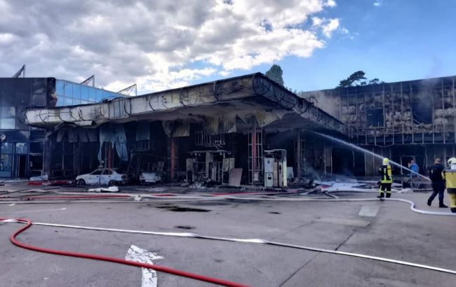 Пожар на АЗС в Киеве: полиция устанавливает обстоятельства