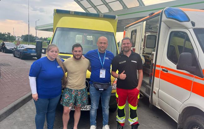 Американский доброволец, получивший ранение в Украине, был эвакуирован миссией FRIDA Ukraine в Германию