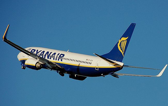 Авіакомпанія Ryanair скасує ряд рейсів з Києва до ЄС