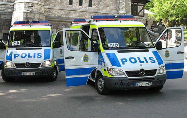 В Швеции подорвали полицейский автомобиль