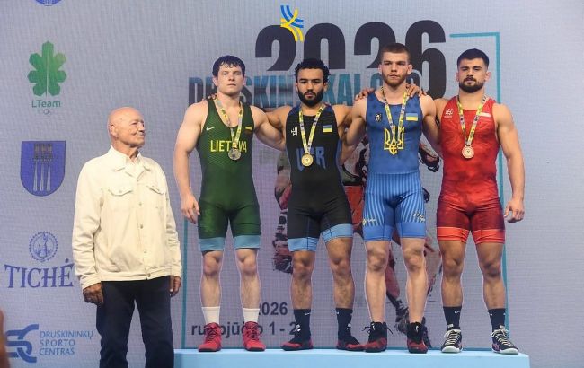 Шість чемпіонів: збірна України з греко-римської боротьби тріумфувала на турнірі в Литві