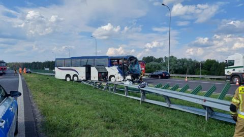 В Польше автобус с детьми столкнулся с грузовиком, есть пострадавшие