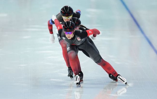 Олімпійські ігри-2022: жіноча збірна Канади перемогла в командній гонці з ковзанярського спорту