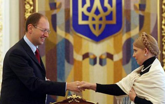 Яценюк и Тимошенко обменялись издевками в Раде