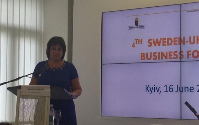Яресько: шведські компанії інвестували в Україну 350 млн дол