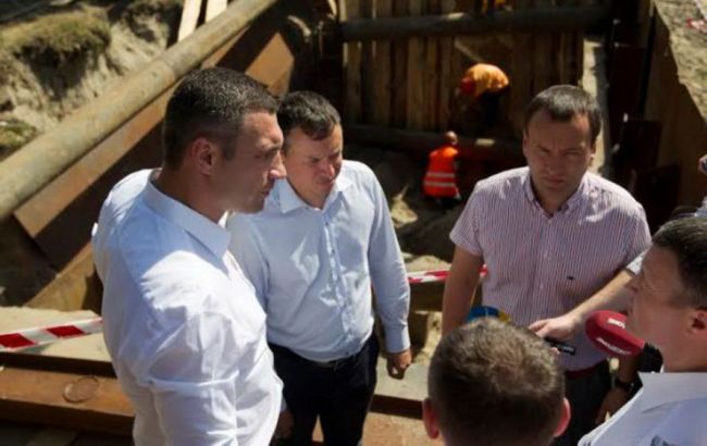Кличко: авария на канализационном коллекторе в Киеве будет ликвидирована до 1 сентября