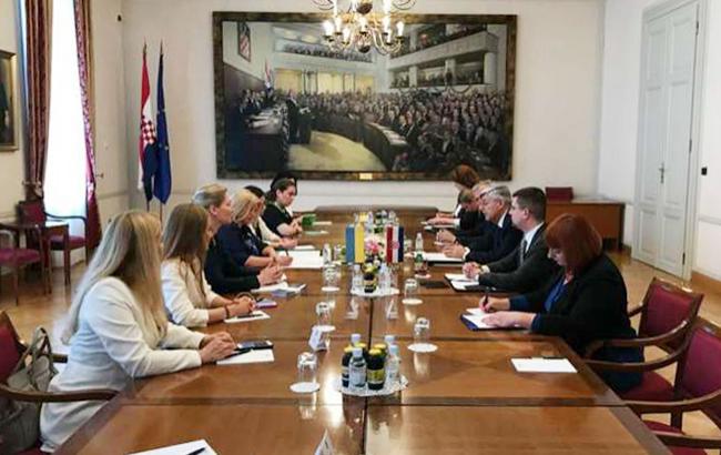 В парламенте Хорватии отметили существенный прогресс в проведении Украиной реформ