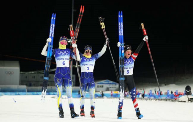 Олимпиада-2022: двойная победа шведок в лыжном спринте
