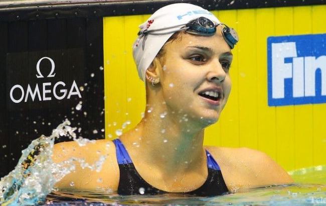 Украинка Дарья Зевина получила серебряную медаль на чемпионате по плаванию