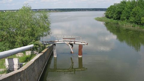 Уровень воды в водохранилище, которое обеспечивает Житомир, вновь опускается