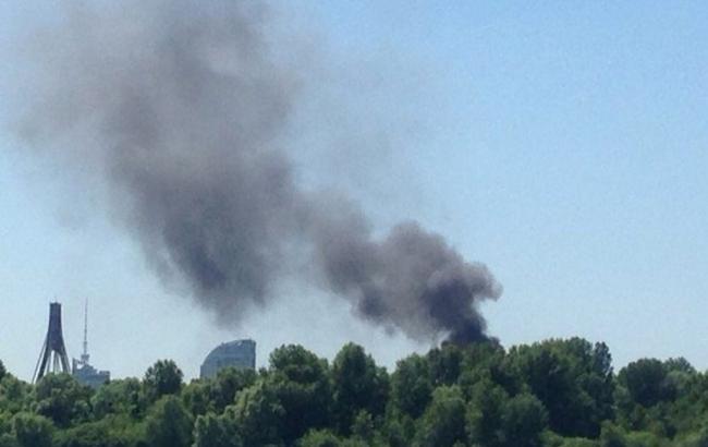 В парке Дружбы народов в Киеве горел травяной настил, пожар ликвидирован, - ГСЧС